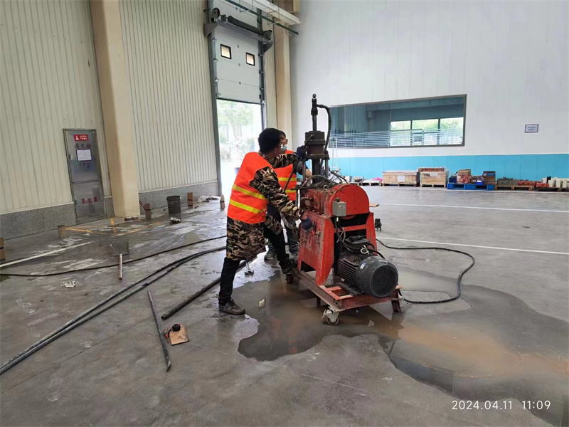 丰南厂房地面下沉塌陷注浆加固施工